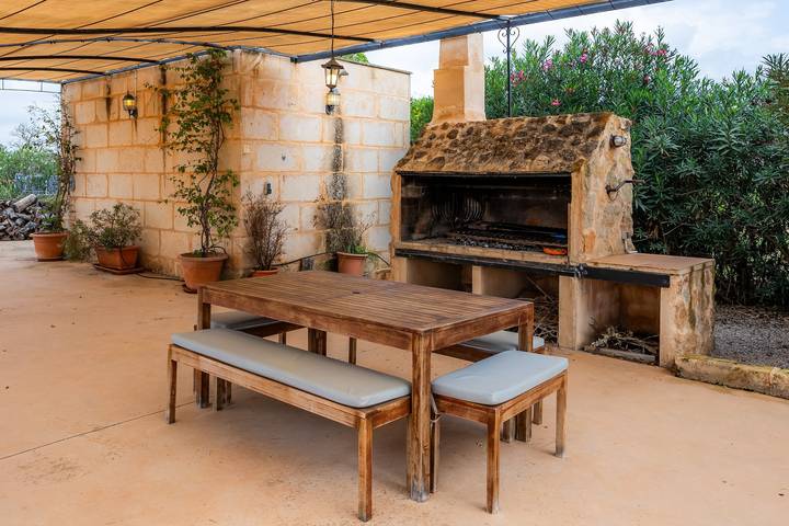Villa 'Son Fred Campos' mit Bergblick, privatem Pool und WLAN in Campos, Mallorca Süden