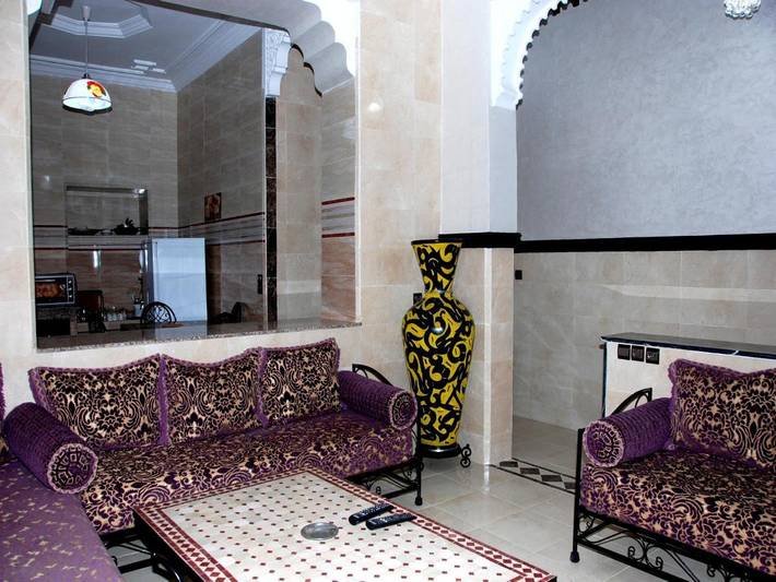 Vakantieappartement voor 4 personen, with uitzicht and kinderzwembad as well as tuin and zwembad, met huisdier in Marrakesh