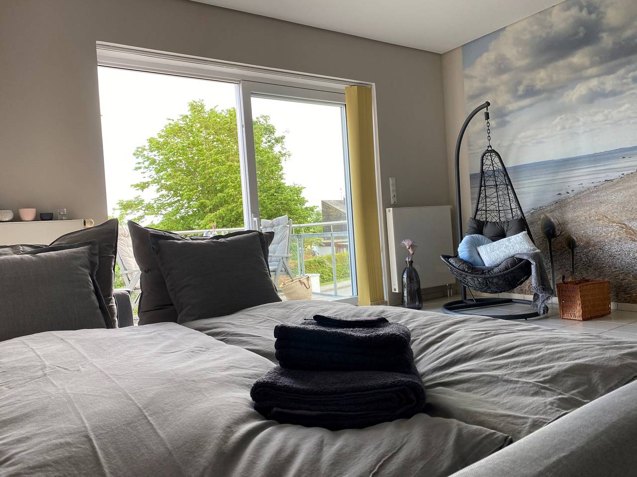 Ganze Ferienwohnung, Strand Ferien, Ostsee Urlaub,  Ferienwohnung am Strand in Schlei Nähe , Umgebung von Kappeln u. Damp in Schönhagen, Brodersby