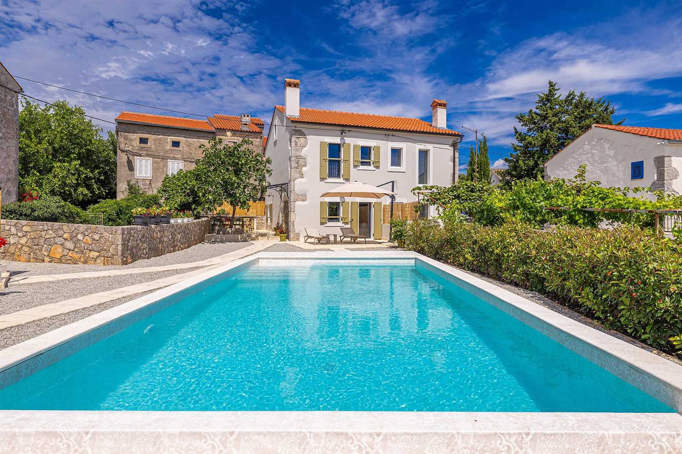 Ferienhaus Frane mit Pool in Krk Stadt, Krk