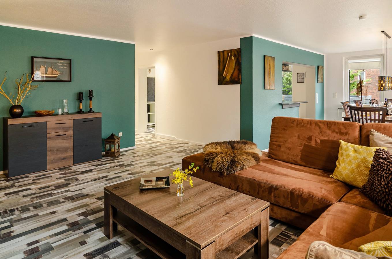 Entire apartment, Apartment 'Femeer 02' with Private Terrace and Wi-Fi in Wilhelmshaven, Southern North Sea Coast