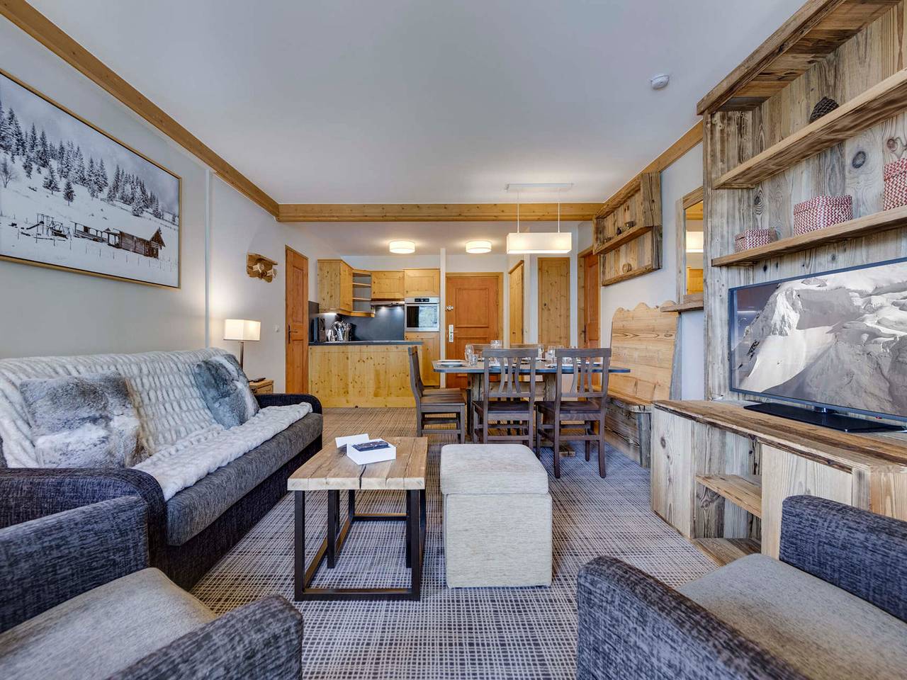 Geheel appartement, Cozy ski-in ski-out apartment with pool and jacuzzi, Arc 1950 in Arc 1950, Bourg-Saint-Maurice