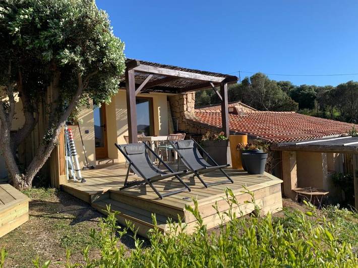 Location de vacances pour 4 personnes, avec vue ainsi que jardin et piscine, animaux acceptés à Serra-di-Ferro - 4