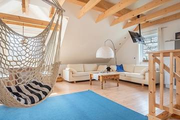 Ferienwohnung für 4 Personen, mit Terrasse und Sauna sowie Garten in Waabs