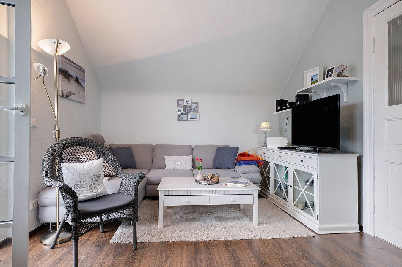 Appartement entier, Appartement 'Schlafmütze' avec terrasse partagée, jardin partagé et Wi-Fi in Altenbruch, Cuxhaven