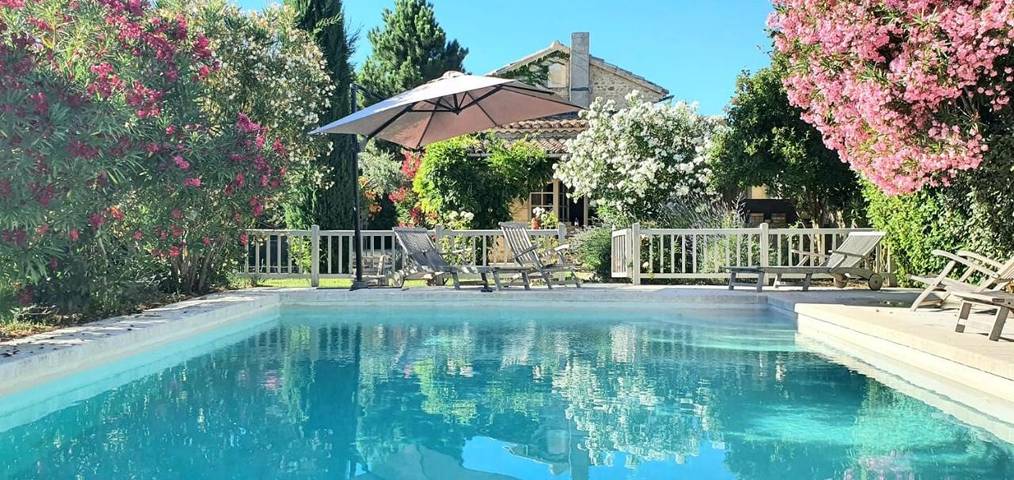 Maison de vacances pour 11 personnes, avec vue ainsi que piscine et jardin