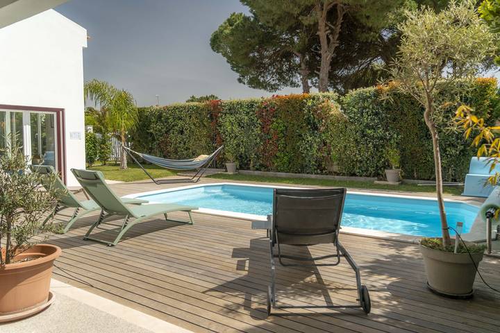 Casa rural para 9 personas, con piscina y jardín, Se admiten mascotas en Costa da Caparica - 4