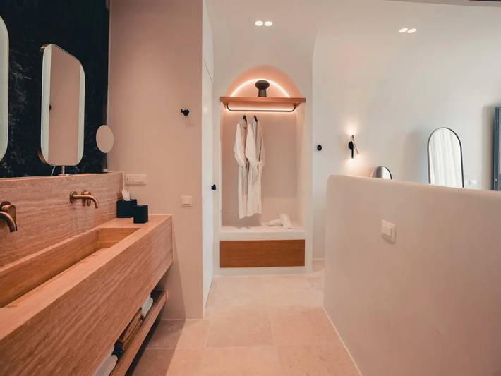 Villa for 3 people, with balcony and ocean view in Oia