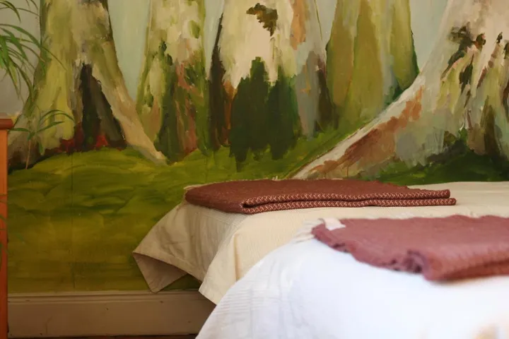 Hostel für 3 Personen, mit Garten und Sauna sowie Ausblick - 1