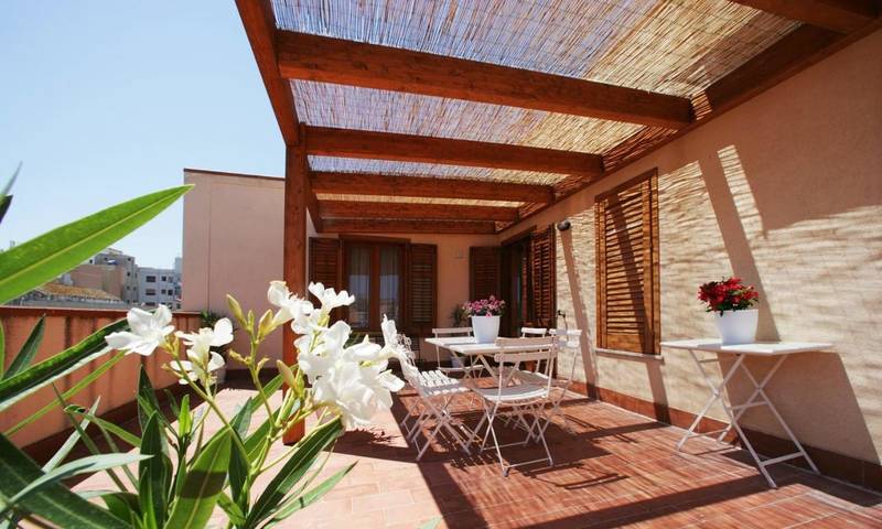 Apartamento para 6 personas, con Terraza en Trapani
