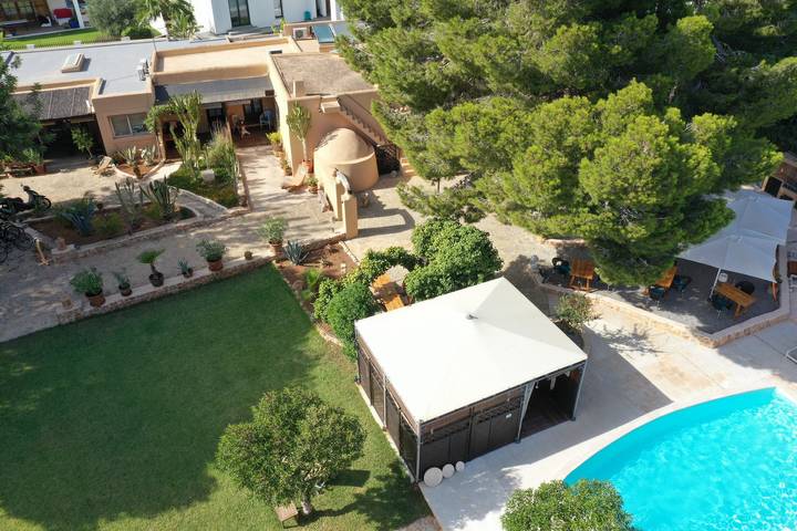 Ferienhaus für 12 Personen, mit Garten und Sauna auf Ibiza