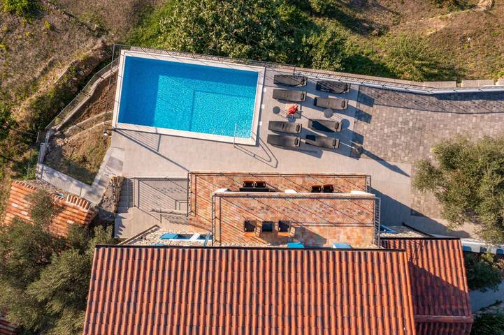 Ferienhaus mit Pool und Klimaanlage in Supetarska Draga, Rab