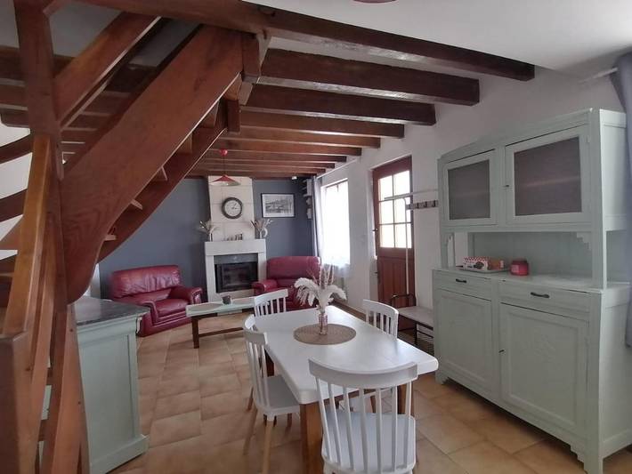 Maison de vacances pour 3 personnes, avec vue et jardin