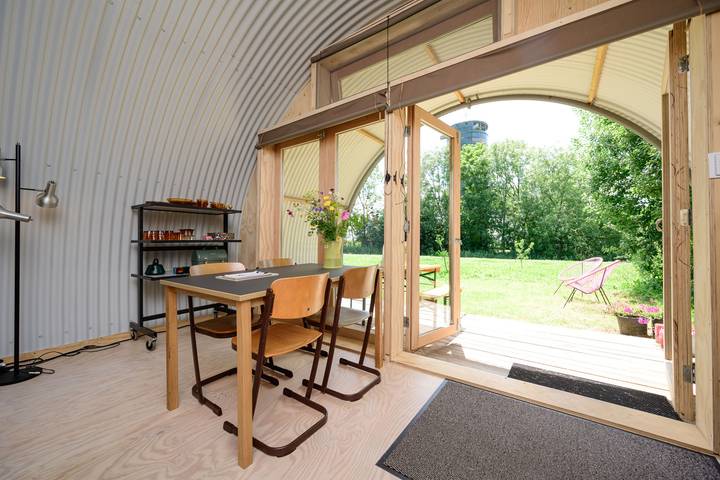 Einzigartiges 2-Personen Ferienhaus mitten in der friesischen Natur von Marrum in Niederländische Nordsee