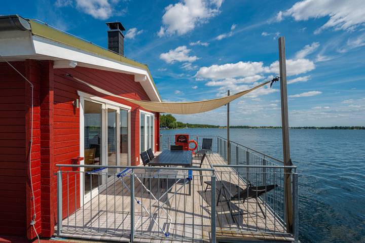 Camping für 4 Personen, mit Terrasse und Seeblick in Sachsen-Anhalt - 4