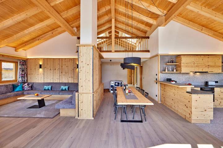 Ferienwohnung für 6 Personen, mit Sauna und Garten in Krün - 4