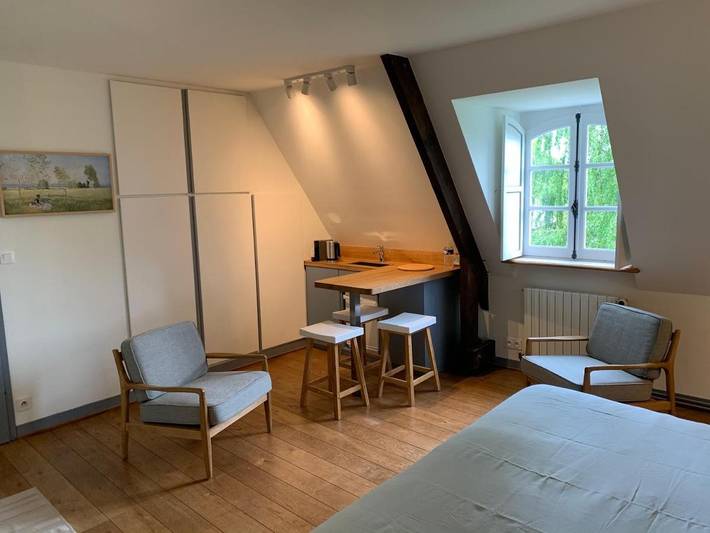 Chambre d’hôte pour 3 personnes, avec vue et jardin à Dragey-Ronthon - 4