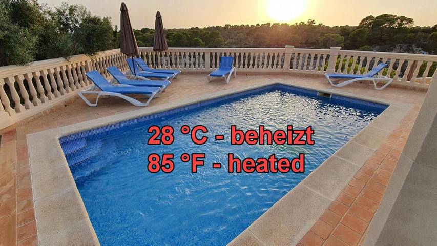 Villa pour 5 personnes, avec piscine et vue sur le lac ainsi que jardin et vue à Cala Pi - 3