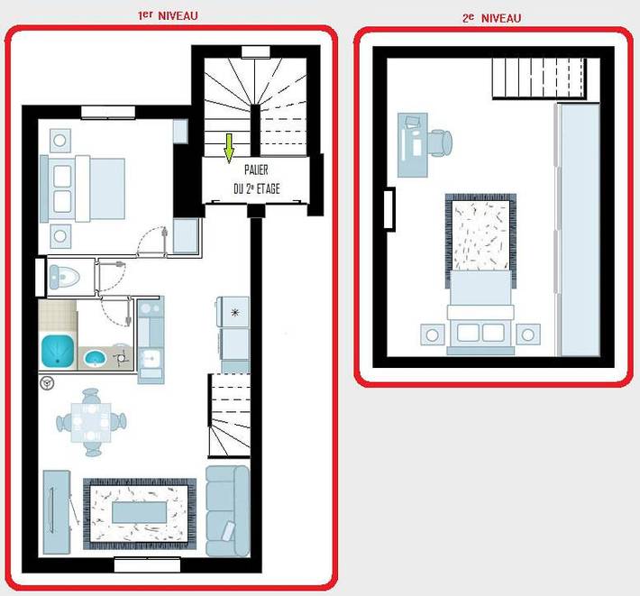Gîte pour 4 personnes à Villeneuve-le-Comte - 2