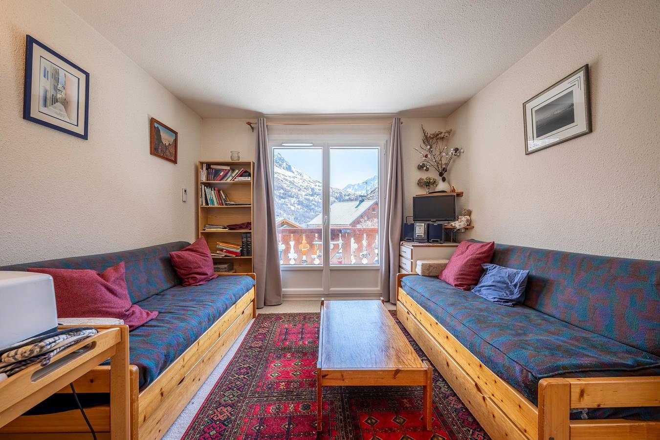 Appartement entier, Appartement 'Les Arolles' avec vue sur les montagnes, piscine partagée et balcon in Valloire, Région de Saint-Jean-de-Maurienne