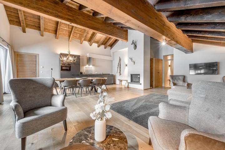 Hotel für 8 Personen, mit Garten und Pool sowie Ausblick und Sauna in Warth - 2