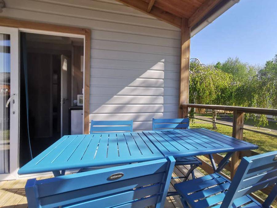 Camping Les Chalands Fleuris - Chalet 4 personen - Chalet Horizon 4 Personen in Saint-André-des-Eaux, Côte d'Amour