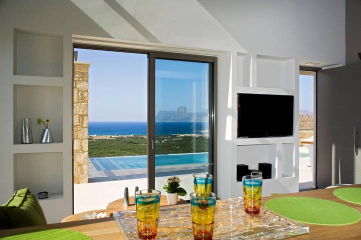 Ferienhaus für 5 Personen, mit Balkon und Garten in Kissamos Gemeinde