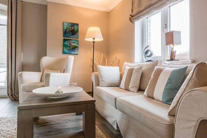 Ganze Wohnung, Zwei Raum Appartement im 1. Og auf einer Ebene ca. 56 qm für bis zu 2 Personen. in Nordfriesische Inseln (Schleswig-Holstein) (Schleswig-Holstein), Wenningstedt