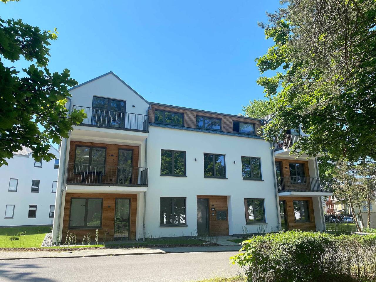 Ganze Ferienwohnung, F: Parkvilla Candela Whg. 05 Blaue Oase mit Balkon in Baabe, Rügen