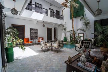Chambre d’hôte pour 2 personnes, avec terrasse et piscine à Marrakech