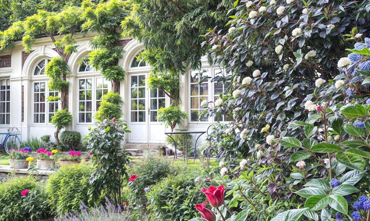 L'orangerie White Palacio in Versailles, Yvelines