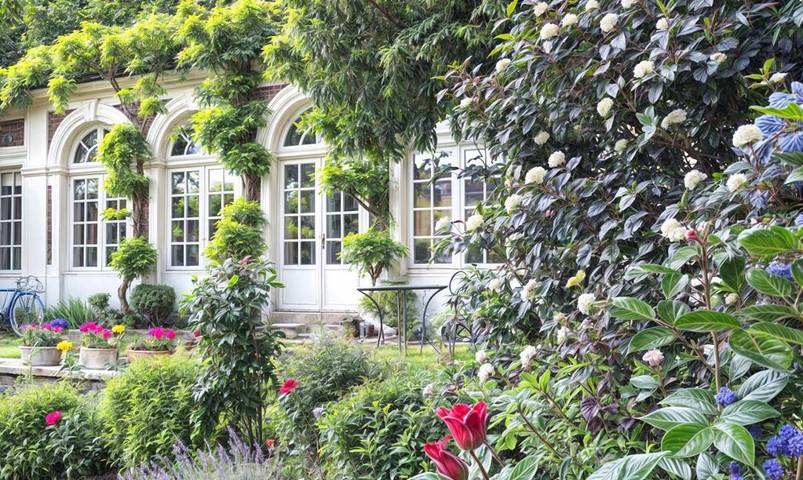 Maison d’hôte pour 2 personnes, avec Terrasse ainsi que Jardin et Vue