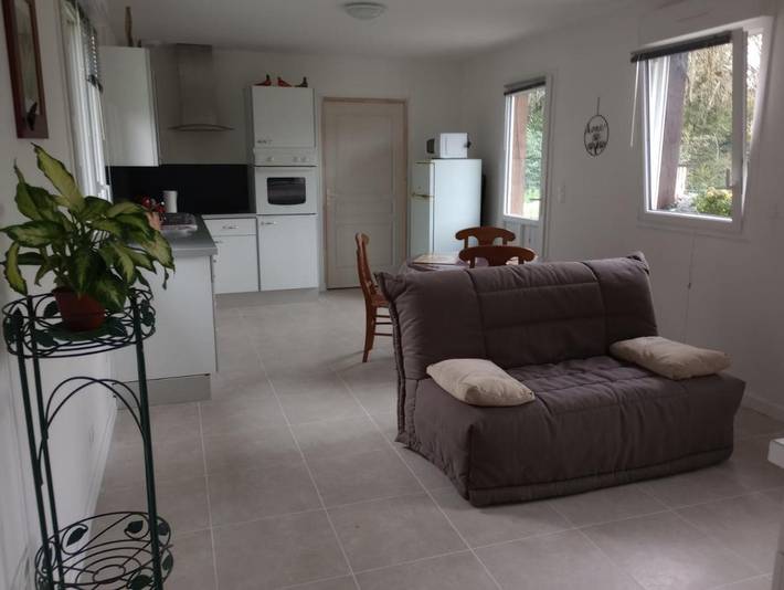 Maison de vacances pour 3 personnes, avec jardin