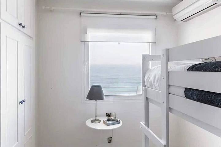 Exclusive beach front villa private garden and shared pool in Sant Pol de Mar in Sant Pol de Mar, Costa del Maresme