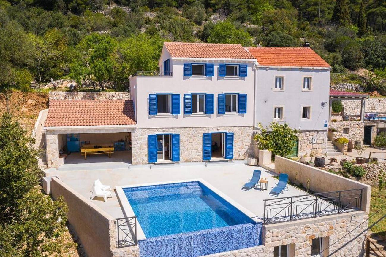 3-Zimmer-Haus mit Terrasse und Meerblick Babino Polje, Mljet in Mljet