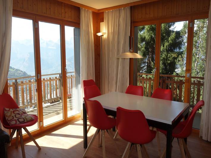 Appartement entier, Appartement avec balcon vue sur Nendaz in Salins (Sion), Sion