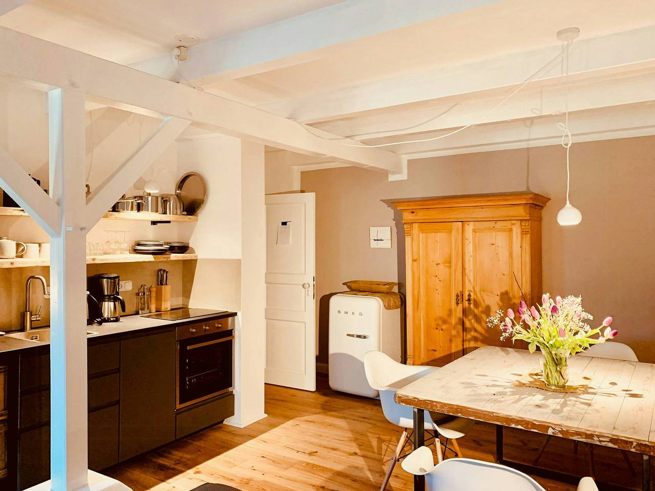 Ganze Wohnung, Apartment mit Außensauna nahe Flensburg in Habernis, Steinberg