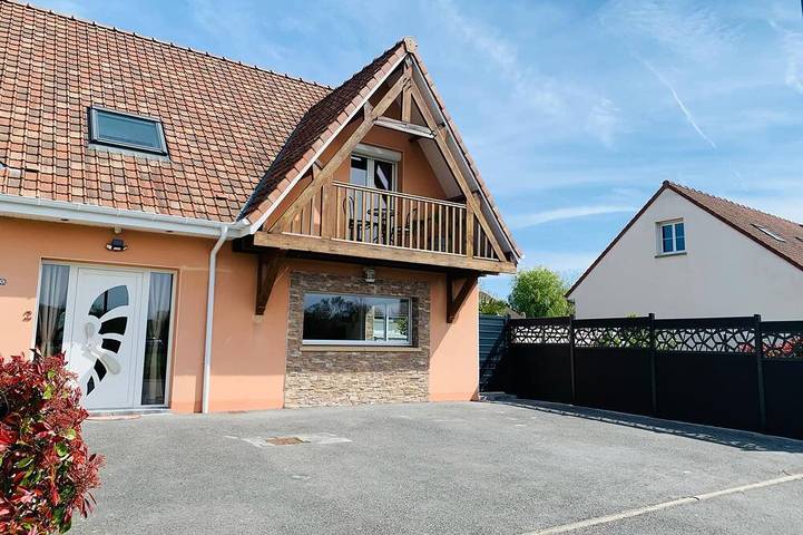 Maison de vacances pour 8 personnes, avec balcon et jardin à Neufchâtel-Hardelot