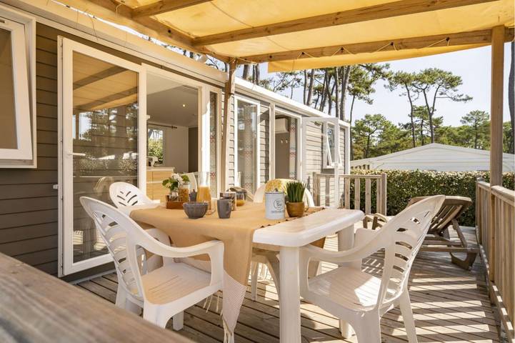 Camping für 6 Personen, mit Garten und Pool sowie Terrasse, mit Haustier in Soulac-sur-Mer - 2