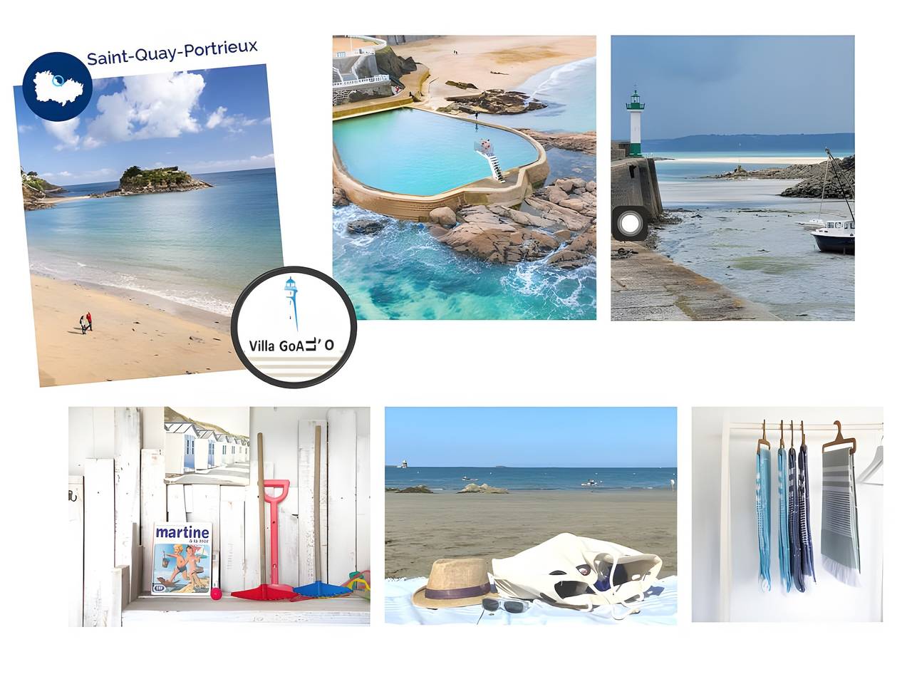 Casa de vacaciones 'Villa Goall'O' a 400 m del puerto de Saint-Quay-Portrieux in Étables-sur-Mer, Côte de Goëlo