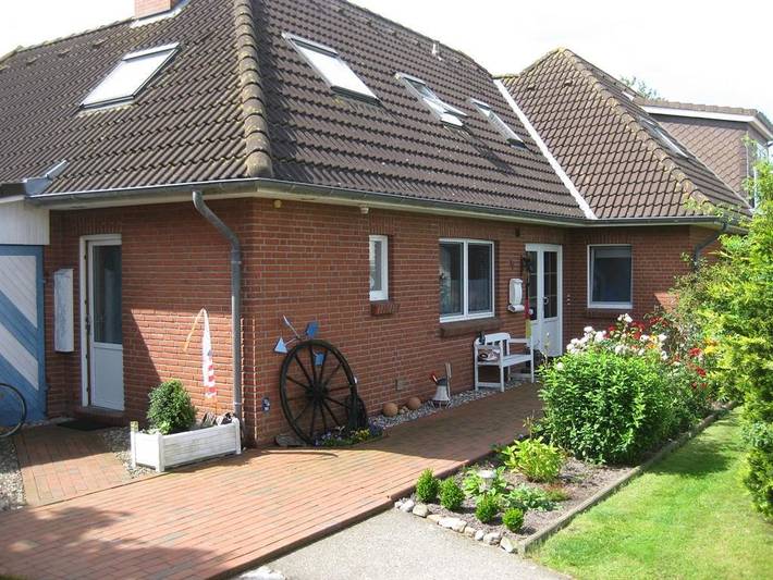 Ferienwohnung für 2 Personen, mit Terrasse und Garten sowie Sauna auf Eiderstedt