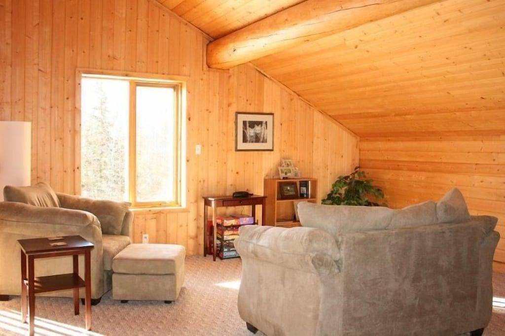 Zufluchtsort in den Weiden in Yukon