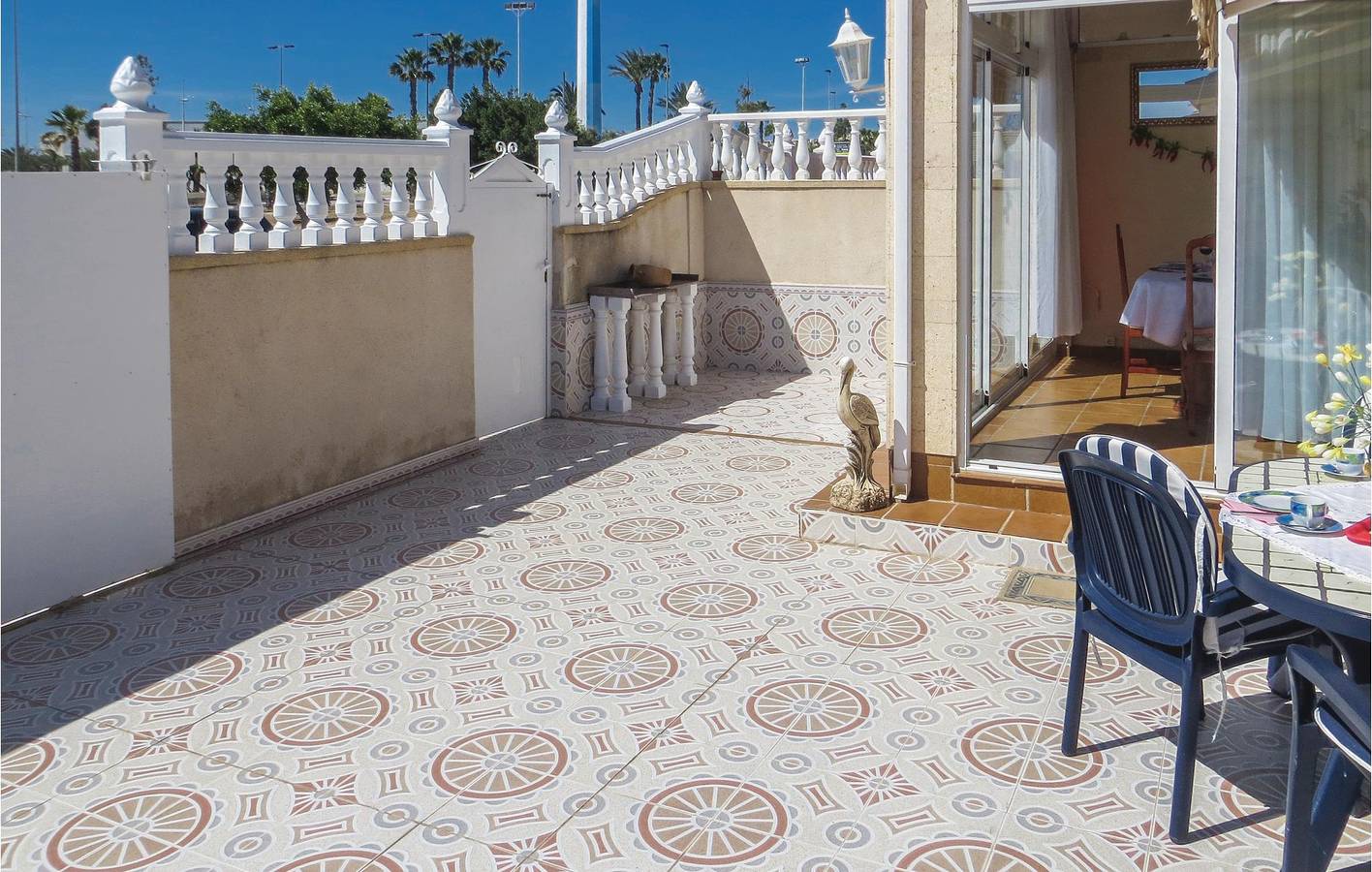 Poolterrasse: 1,5 km zum Strand in Las Calas, Torrevieja