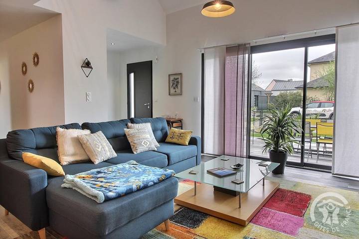 Gîte pour 4 personnes, avec Terrasse ainsi que Jardin et Vue