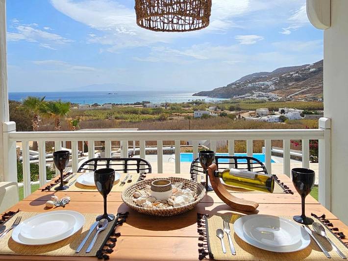 B&b per 4 persone, con giardino e piscina nonché panorama a Mykonos