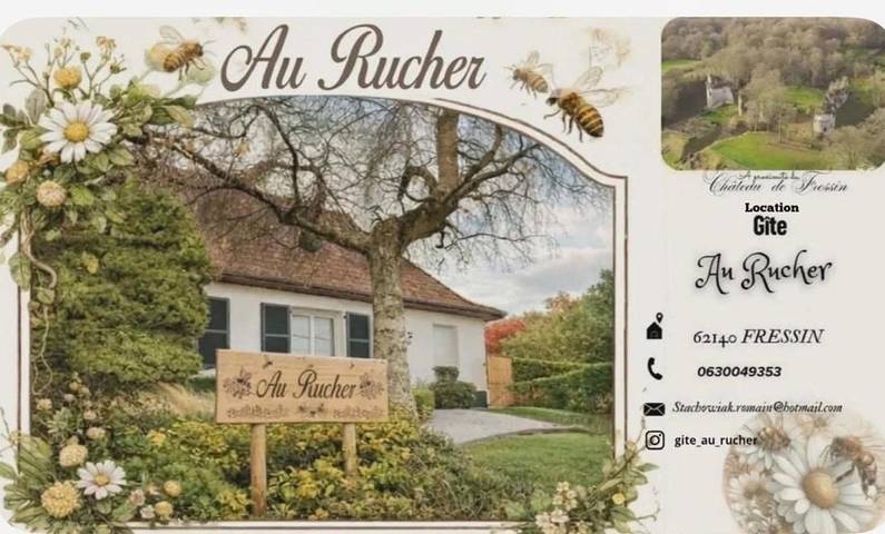 Location de vacances pour 8 personnes, avec jardin et vue à Fressin