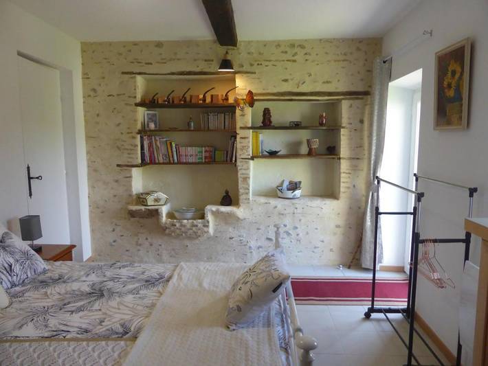 Chambre d’hôte pour 4 personnes, avec Terrasse et Jardin