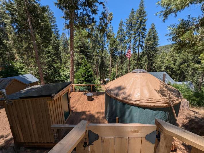 Camping voor 2 personen, met balkon, kindvriendelijk in Californie