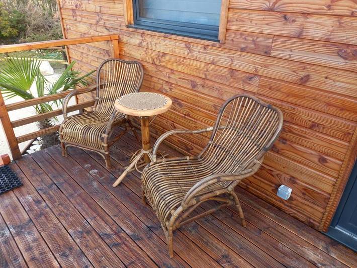 Location de vacances pour 3 personnes, avec piscine ainsi que vue et jardin, animaux acceptés à Meyrals - 4