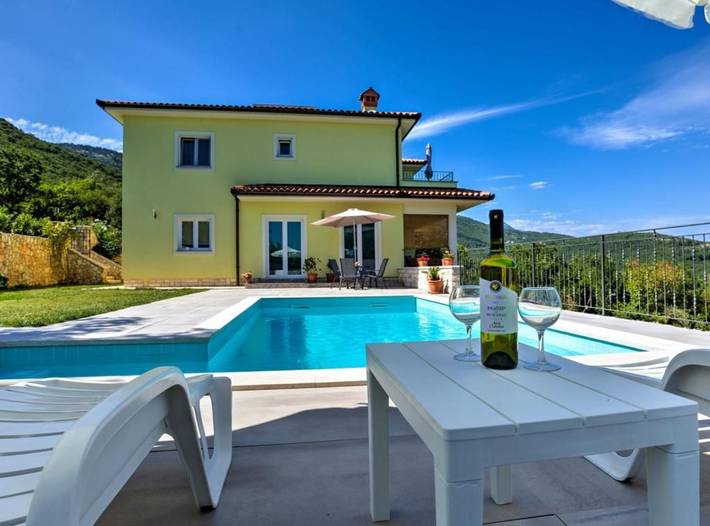 Ferienwohnung für 4 Personen, mit Meerblick und Garten sowie Balkon in Moscenicka Draga - 3